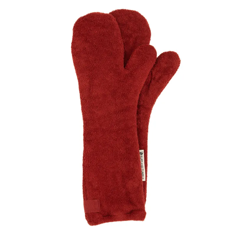 Ruff and Tumble Drying Mitts - Rosehip