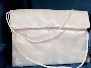 Satin Purse with Shoulder Strap