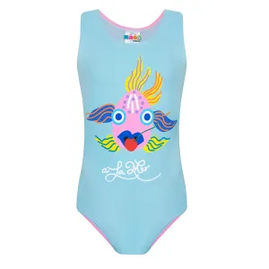 Sparkling Fish Teen One Piece Swimsuit