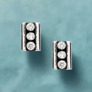 Sparkling Frost Post Earrings