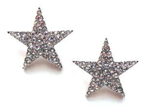 Sparkling Star Stud Earrings