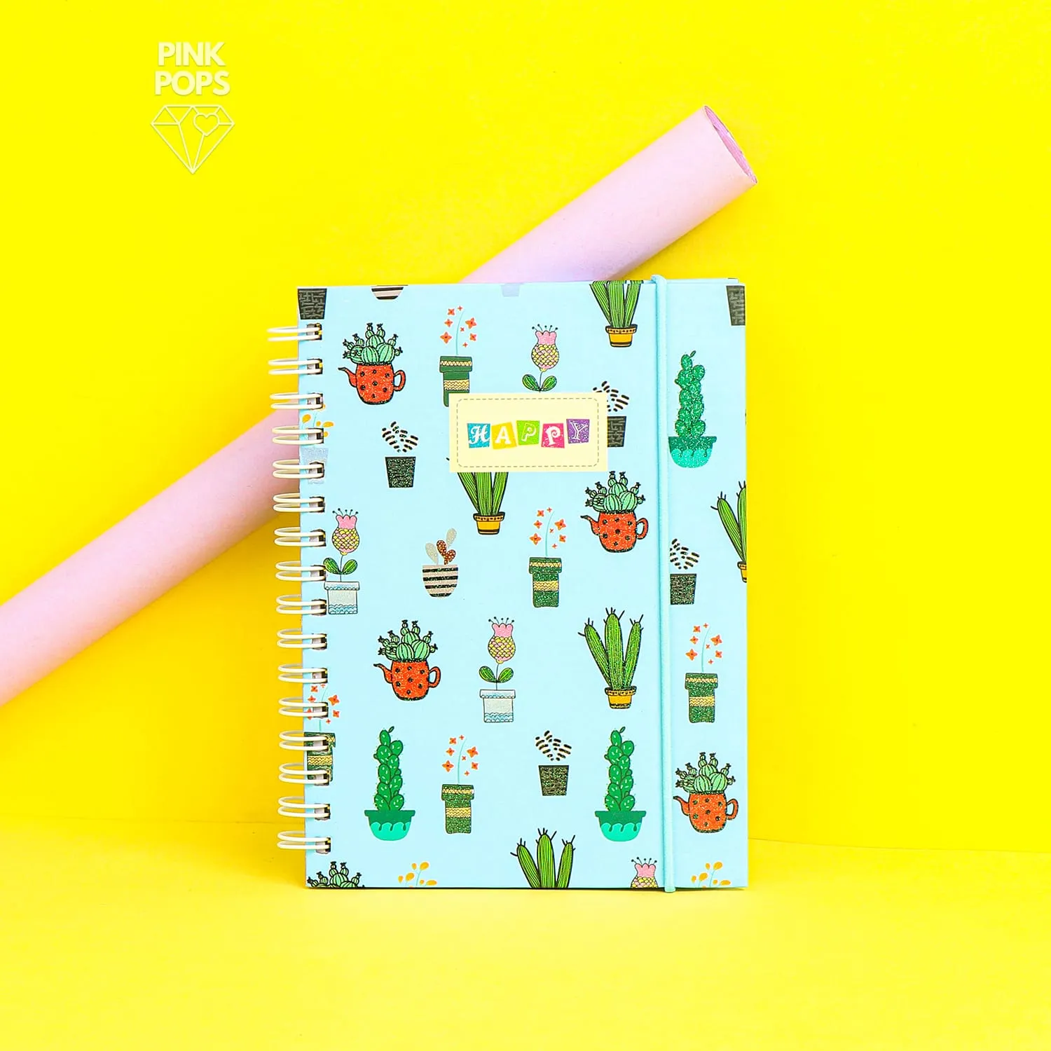 Sparkling Unicorn & Cactus Notebooks