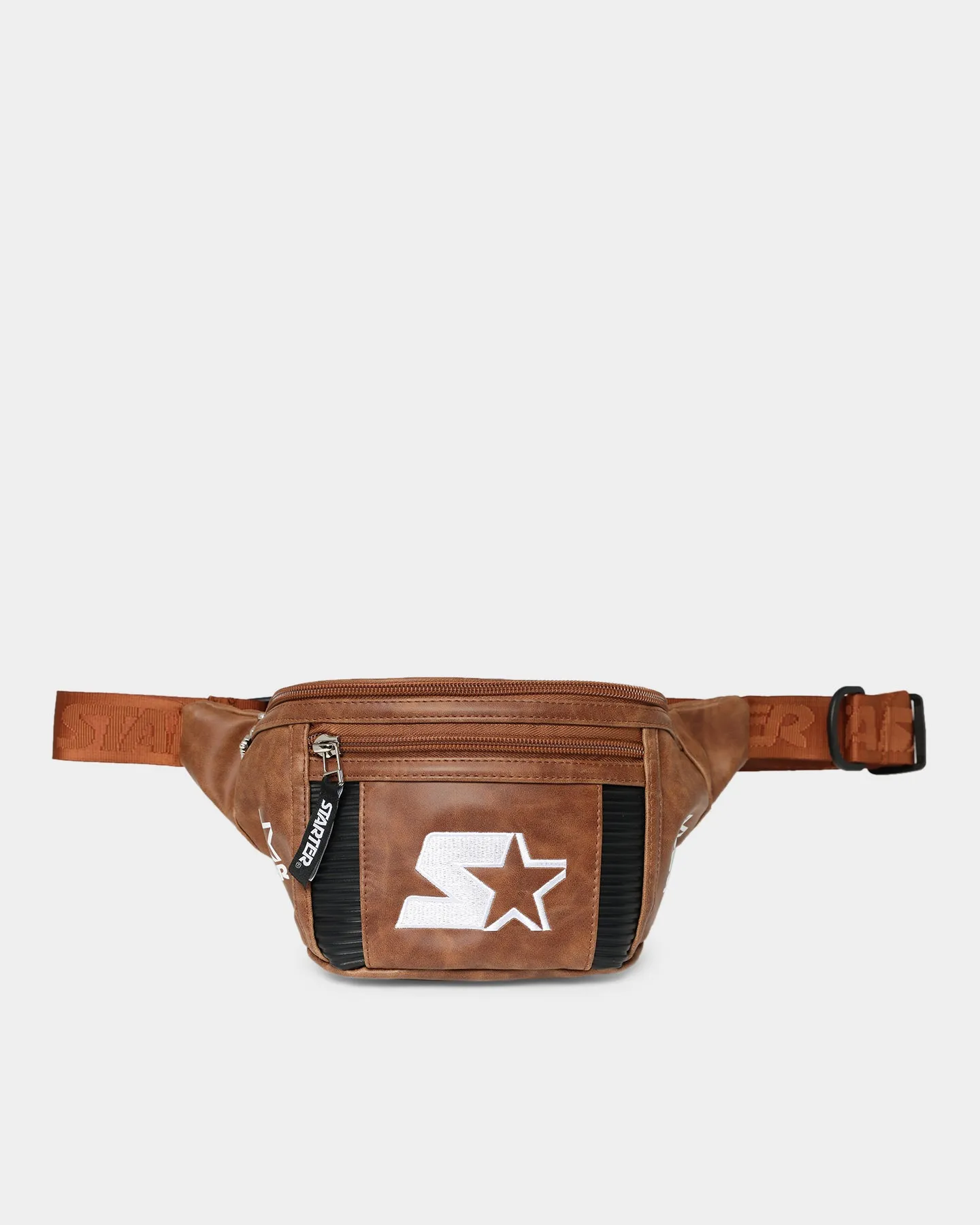 Starter Leather Team Waist Bag Brown