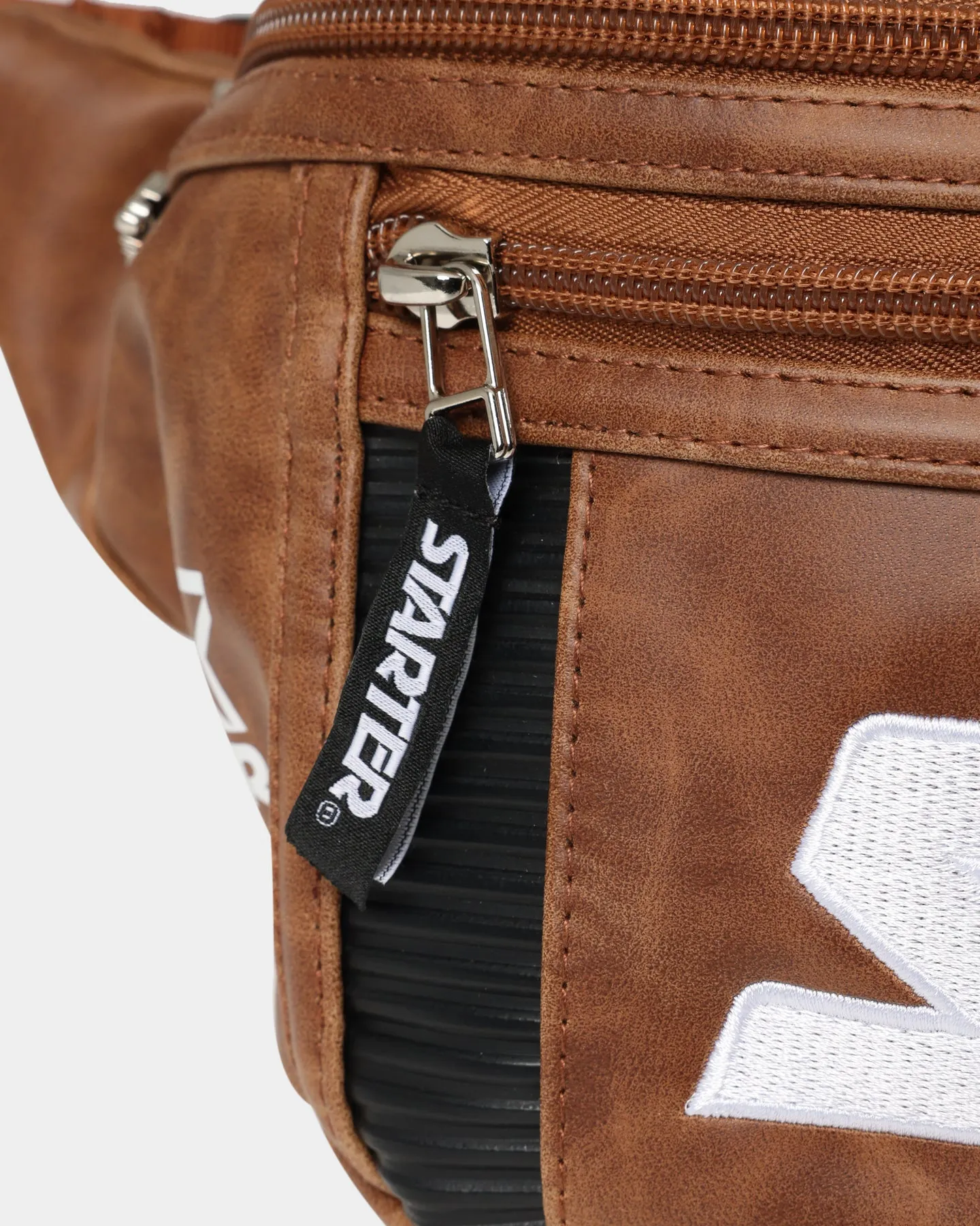 Starter Leather Team Waist Bag Brown