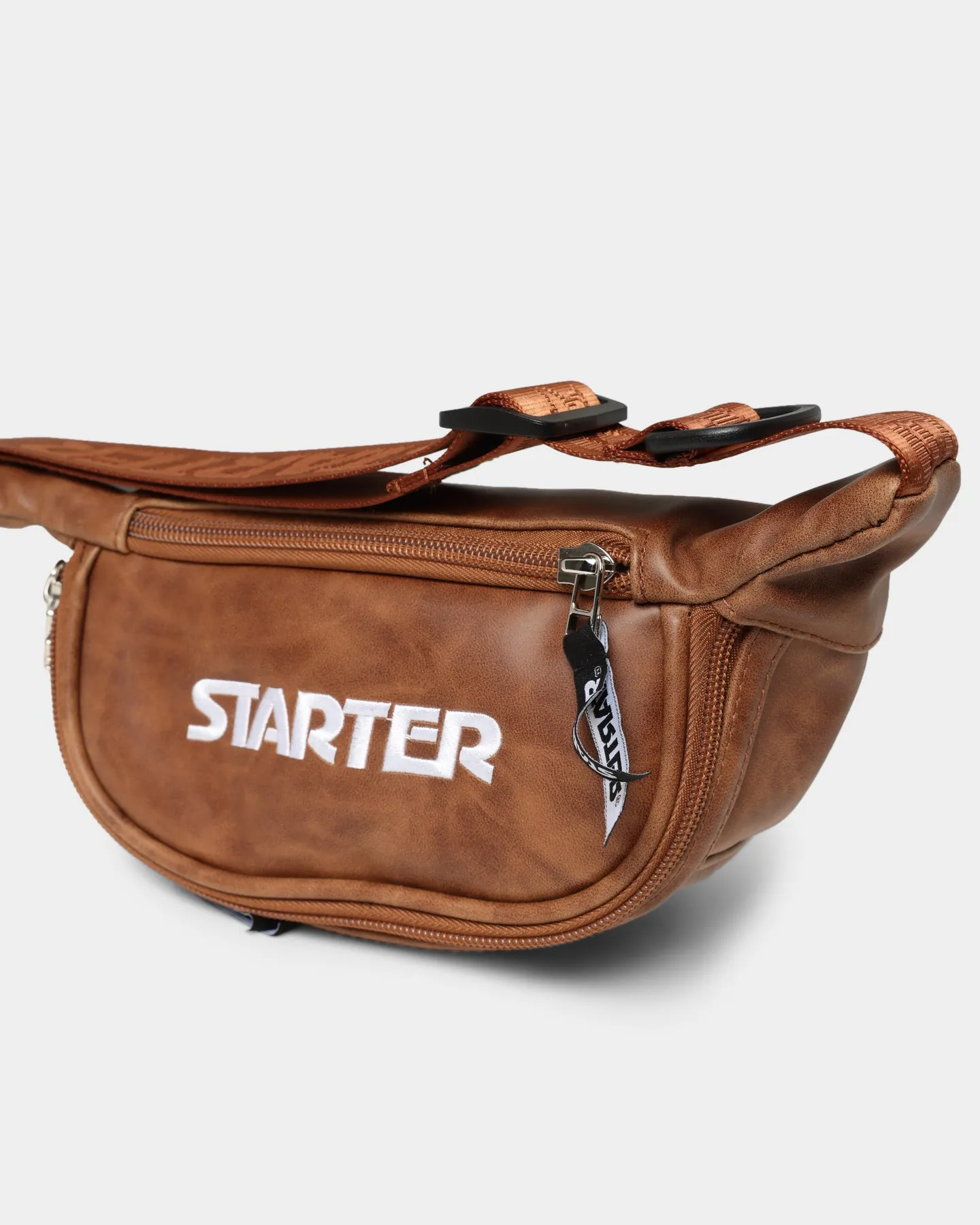 Starter Leather Team Waist Bag Brown