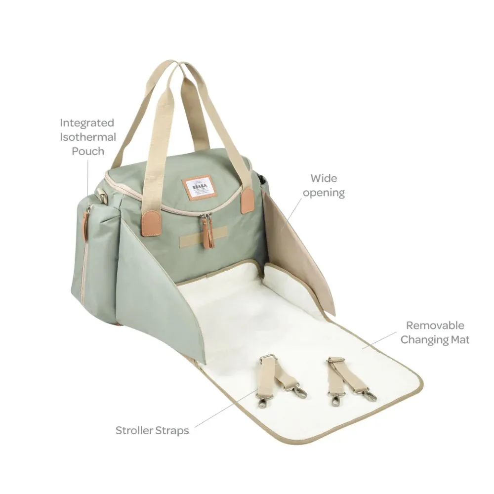 Sydney II Changing Baby Diaper Bag - Sage Green