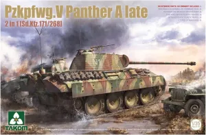 Takom 2176 Pzkpfwg.V Panther A Late 2 in 1 1/35 Model Kit