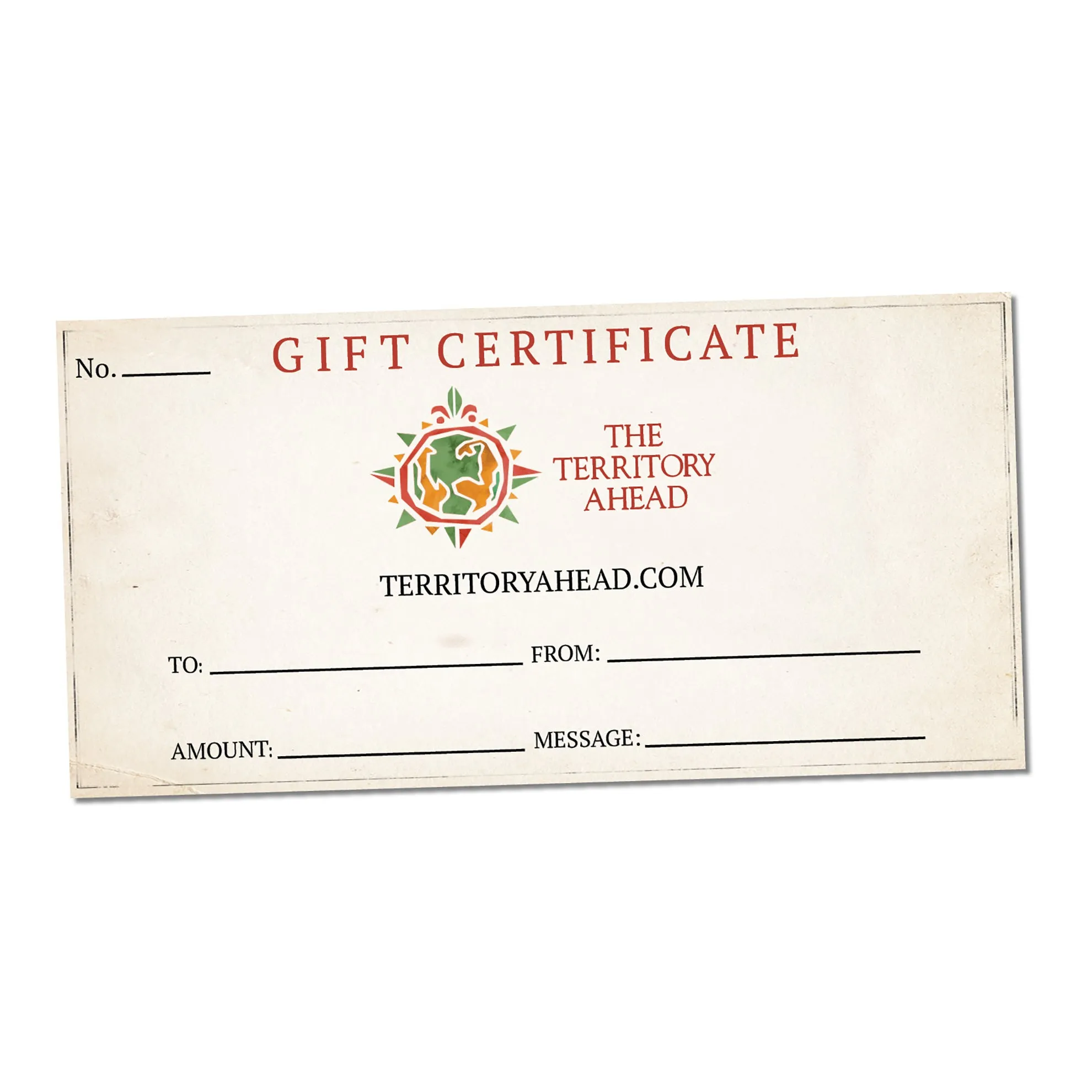 The Territory Ahead Gift Certificate