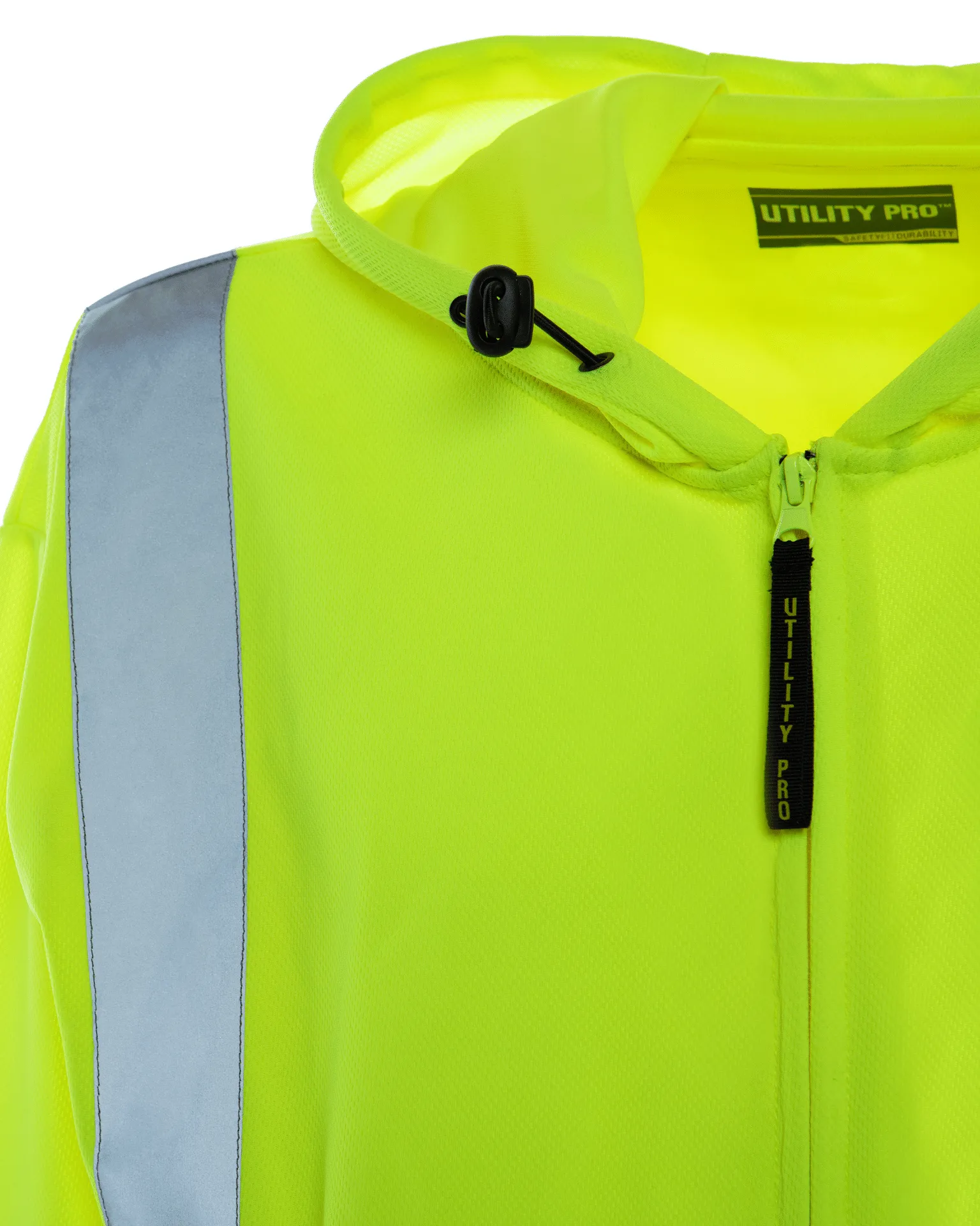 UHV829 HiVis Ultra Light Full Zip Hoodie