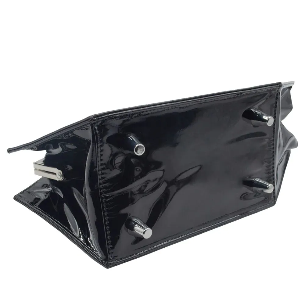 Vampira Skull Kiss Lock Deluxe Coffin Handbag