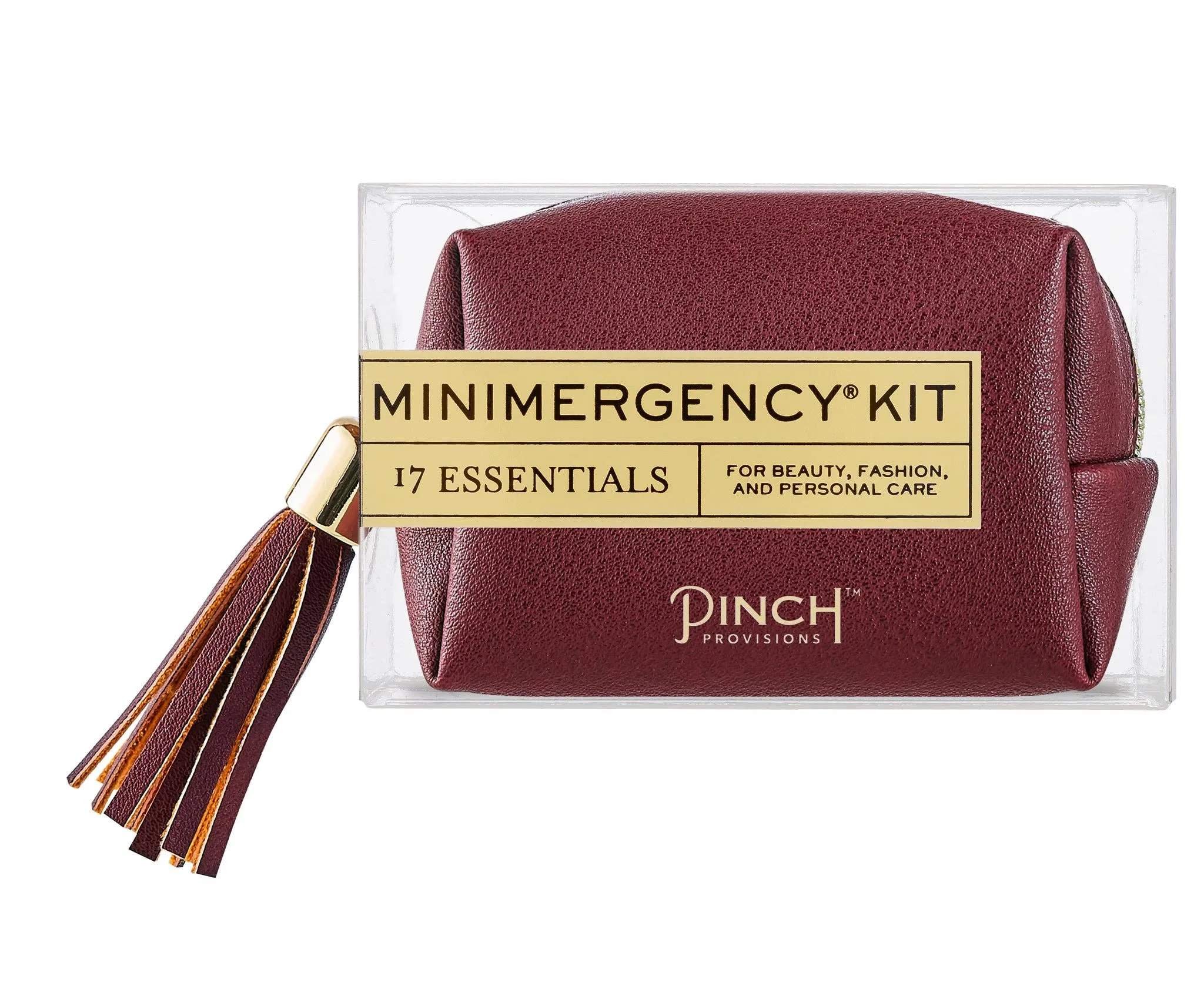 vegan leather minimergency kit