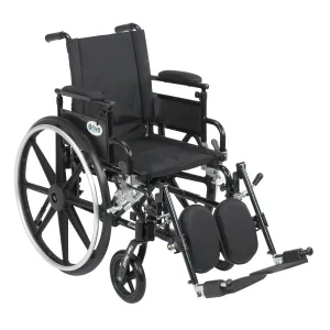 Viper Plus GT Wheelchair with Flip Back Removable Adjustable Desk Arms, Elevating Leg Rests, 16" Seat