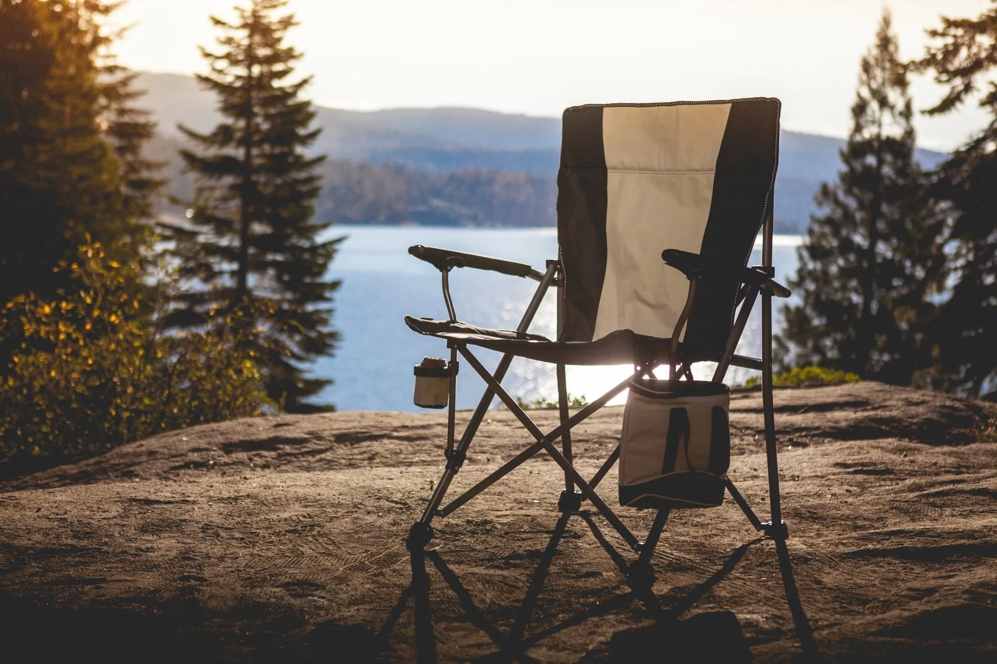 Washington State Cougars - Big Bear XXL Camping Chair with Cooler