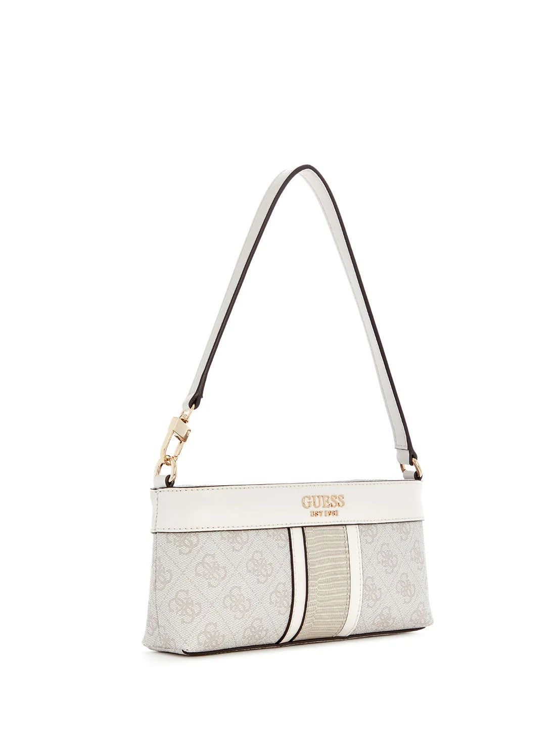 White Logo Cristiana Mini Shoulder Bag