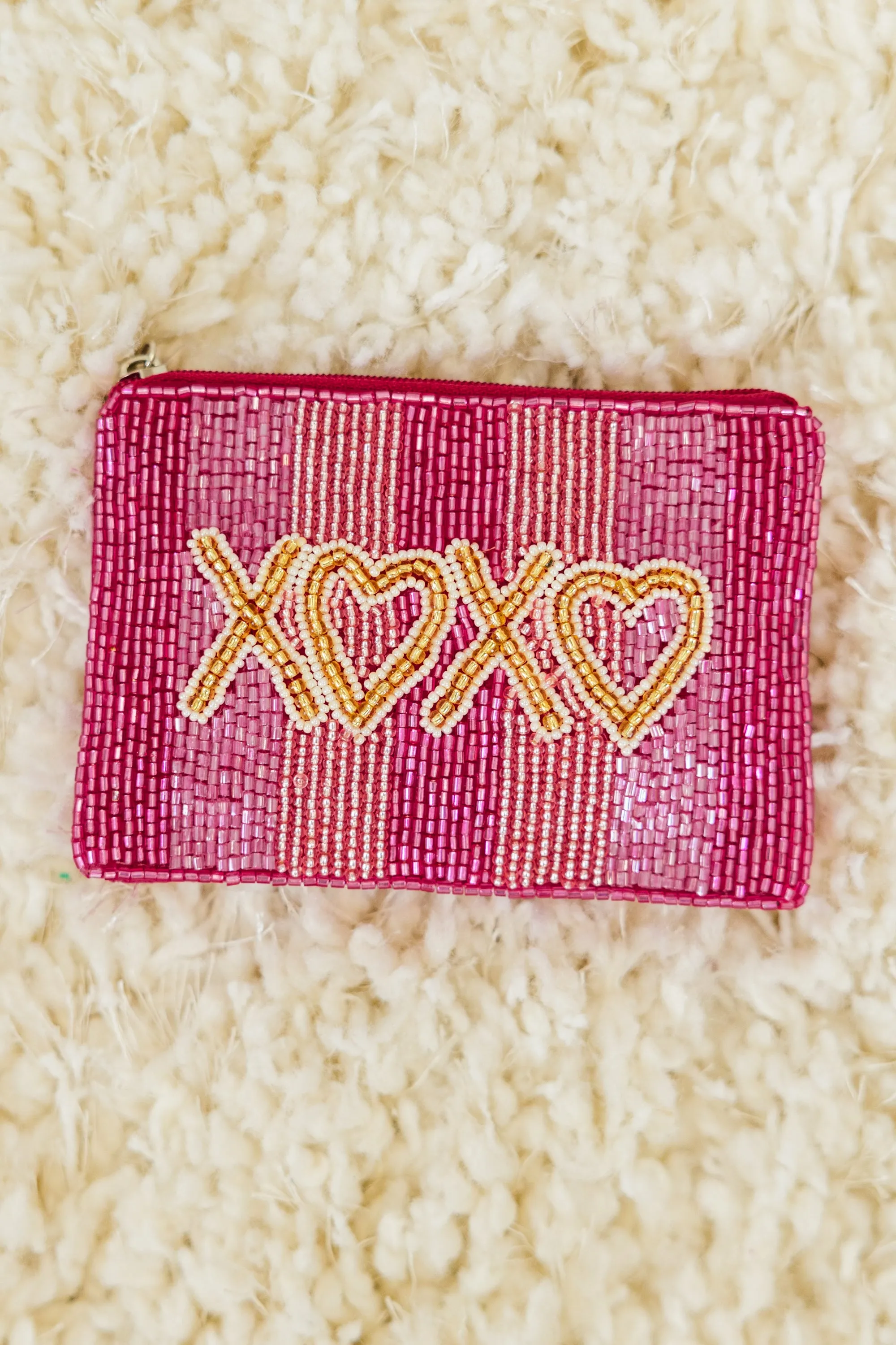 XOXO Coin Purse, Pink