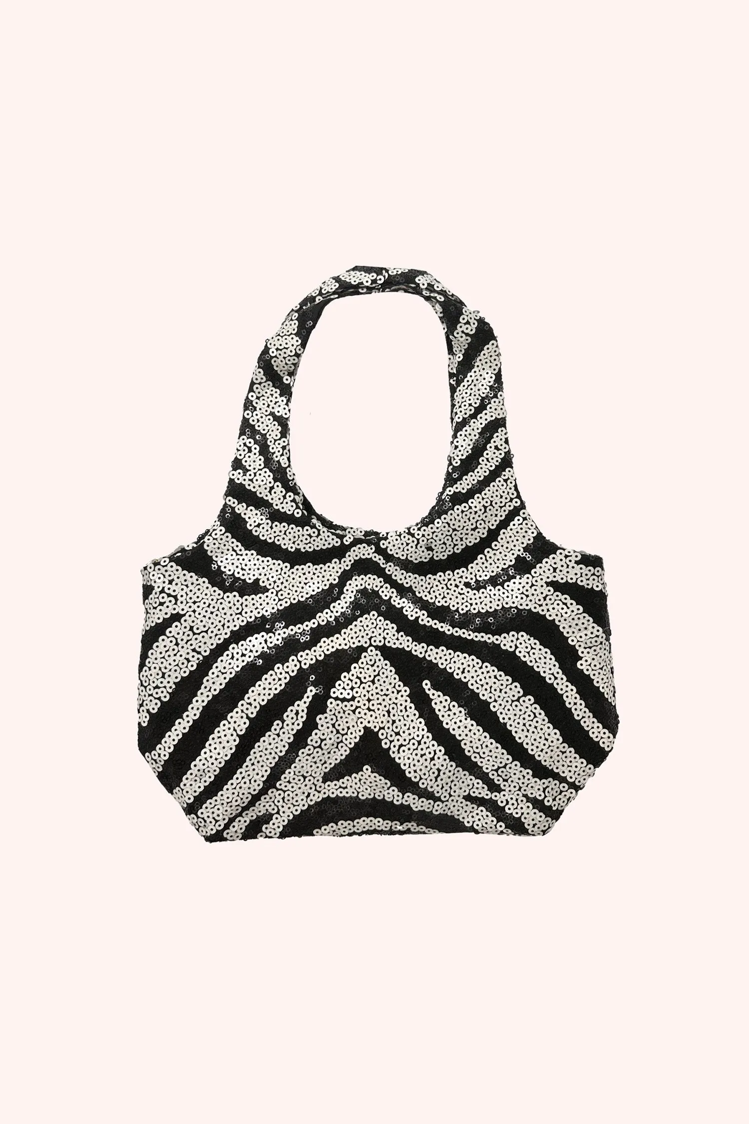 Zebra Sequin Mini Bag